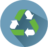 electronics recycling services recycle icon